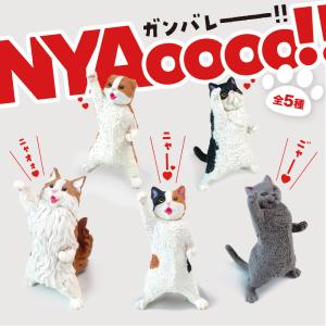 ガチャ ガチャガチャ 猫 ネコ 動物 コンプリート 中身 かわいい フィギュア おもちゃ NYAoooo!! 全5種類セット｜いただきプラザ Yahoo!店