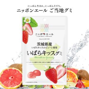 ご当地グミ ニッポンエール 茨城県産 いばらキッスグミ ご当地 お菓子 グルメ お土産 名産 果実グミ 全国農協食品｜vt-web