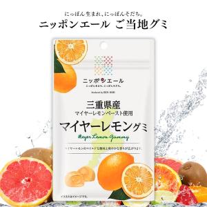 ご当地グミ ニッポンエール 三重県産 マイヤーレモングミ ご当地 お菓子 グルメ お土産 名産 果実グミ 全国農協食品｜vt-web