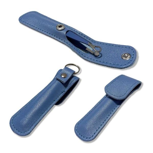 鼻毛カッター hanabi ブルー シルバー 丸形 身だしなみ エチケット ムダ毛処理 簡単 電源不...