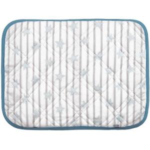 ケーアイジャパン 枕パッド スターWH 60×45cm 夏用 ひんやり サラサラ 接触冷感