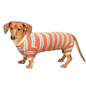 TONY HOBY ダックス専用 術後服 オス/メス別け ダックスの体格を研究した上の術後ウエア 柔らかいコットン生地 犬術後用パジャマ 部屋着 季節を問わず XS