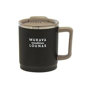 Sabu ラシア 目盛り付ステンレスサーモマグカップ ブラック 400mL 333132