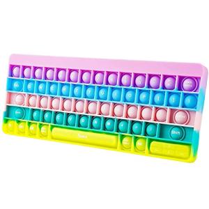 プッシュポップ キーボード プッシュポップ バブル スクイーズ玩具 フィジェットおもちゃ 減圧グッズ ストレ