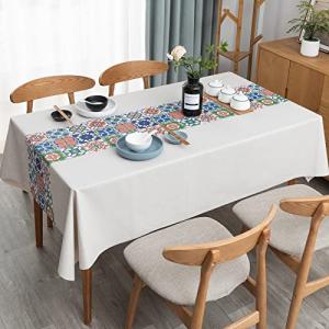 テーブルクロス テーブルカバー  ダイニング  クロス ずれにくい 汚れ防止 長方形 cloth2tレトロ