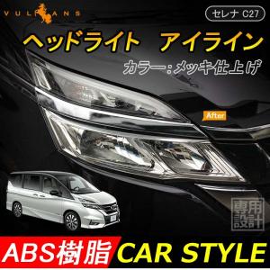 新型SERENA C27 セレナ C27 ヘッドライト アイライン