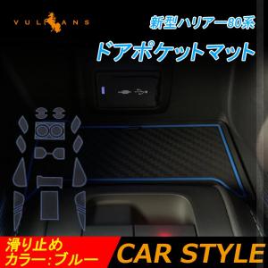 新型ハリアー80系 ドアポケットマット インテリアマット