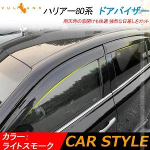 【15％OFFクーポン配布】新型 ハリアー80系 ドアバイザー 4PCS サイドバイザー サイドドアバイザー 換気 車用 HARRIER 80 外装 パーツ アクセサリー カスタム｜Vulcans