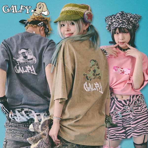 ガルフィー GALFY ガルフィーカモボックスロゴ Tee 142052 半袖Tシャツ #20 ブラ...