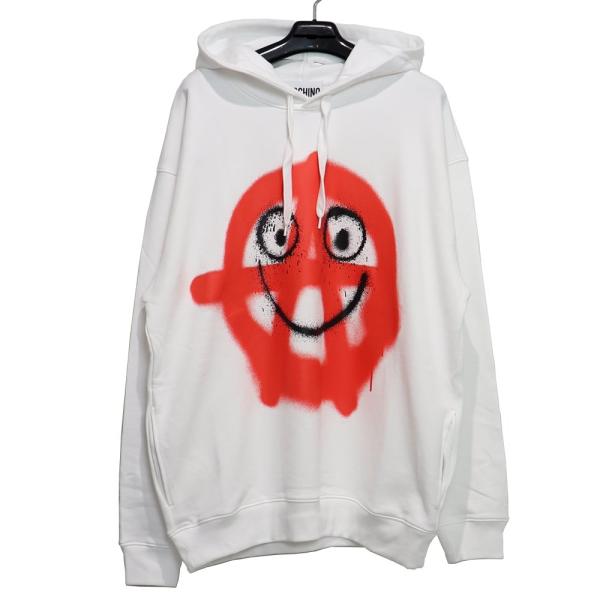 MOSCHINO MO A FACE HOODIE  モスキーノ 春夏 メンズ トップス フェイス ...