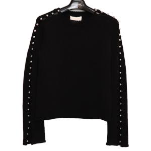 3.1Phillip Lim LS BOAT NECK SWEATER W EMB SLVS スリーワンフィリップリム レディース トップス スタッズ コットン ニット プルオーバー S｜w-class