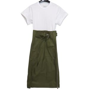 3.1Phillip Lim PH BELTED CARGO DRESS  スリーワンフィリップリム 春夏 レディース カットソー 切替 カーゴ ワンピース ドレス ロング 0 S｜w-class