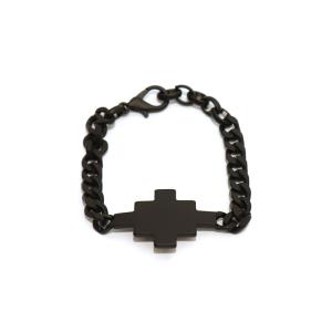 MARCELO BURLON CROSS BRACELET マルセロブロン マルセロバーロン クロス チェーン ブレスレット ブラック｜w-class