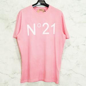N゜21 / n21 Washed Logo T-shirt 19I-F041-4203  ヌメロ ヴェントゥーノ ユニセックス レディース Tシャツ｜w-class