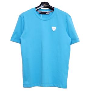 LOVE MOSCHINO LMO 胸?ロゴ TEE  ラブモスキーノ 春夏 レディース トップス ロゴ ハート 半袖 Tシャツ カットソー｜w-class