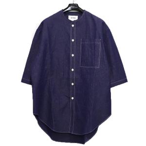 SUNNEI SU LONG POCKET SHIRT スンネイ ロング ポケット シャツ 半袖 オーバーサイズ ビッグ デニム M｜w-class