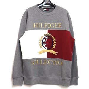 TOMMY HILFIGER COLLECTION THC HCM CREST&FLAG CREWNECK 春夏 コレクション メンズ ロゴ エンブレム スウェット オーバーサイズ ビッグ｜w-class