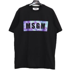 MSGM MS BOX LOGO TEE  エムエスジーエム 春夏 メンズ トップス ボックス ロゴ プリント 半袖 Tシャツ カットソー｜w-class