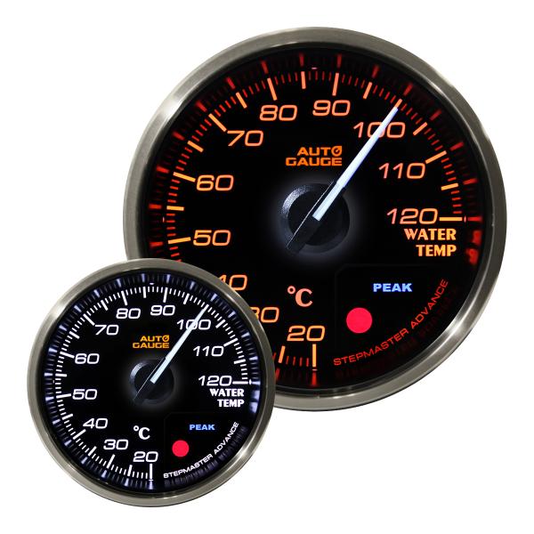 水温計 オートゲージ 52mm 日本製モーター 車 2色バックライト ワーニング付 355シリーズ ...