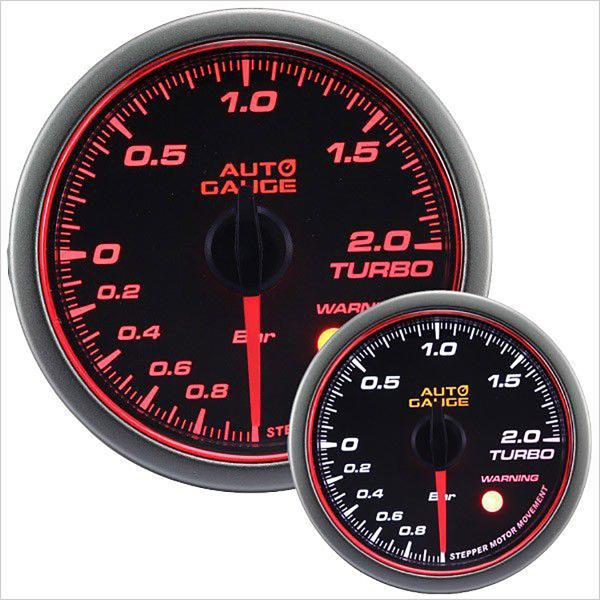 AUTOGAUGE オートゲージ ブースト計 52Φ 日本製モーター Aリング 458　精度誤差約±...