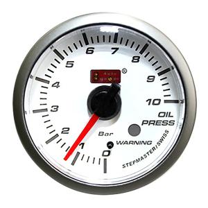 AUTOGAUGE オートゲージ SMシリーズ 白 油圧計 メーター径60mm