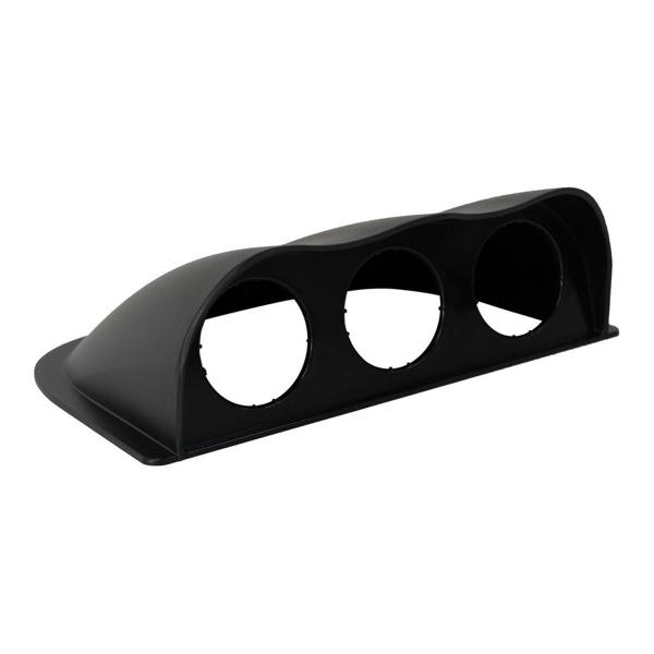 3連メーターパネル メーターフード オートゲージ 52mm用 追加メーター 後付け 車 AUTOGA...