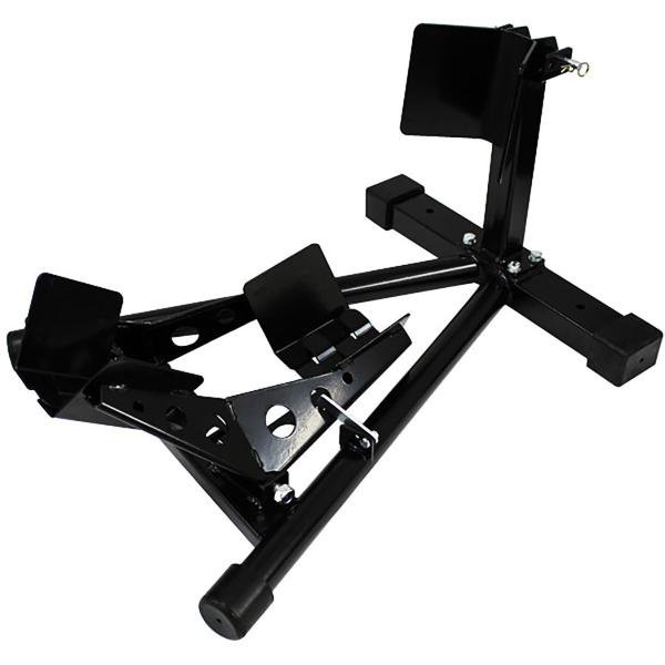 フロントホイールクランプ メンテナンススタンド バイクスタンド フロント 黒 中型 大型向け 16イ...