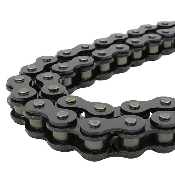 バイクチェーン 520チェーン ブラック ノンシールチェーン クリップ式 520-120L Oリング...