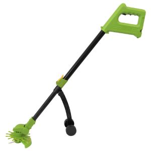 コードレス草刈機 充電式 軽量 電動刈払機 替刃 ナイロンカッター 金属刃 ゴーグル付 WEIMALL