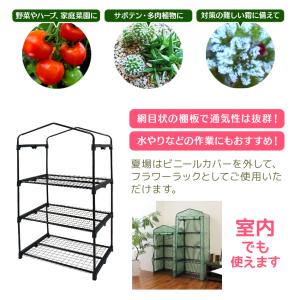ビニールハウス ガーデンハウス ミニ 温室 フ...の詳細画像3