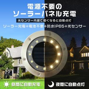 LEDソーラーライト 防水 ガーデンライト 屋...の詳細画像3