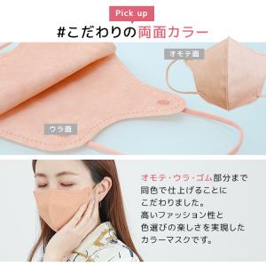 マスク 不織布 立体 両面同色 おしゃれ ノー...の詳細画像2