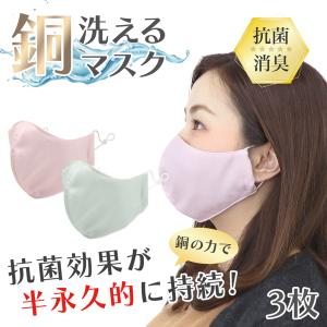 マスク 抗菌 防臭 半永久持続 3枚入り 繰り返し洗える