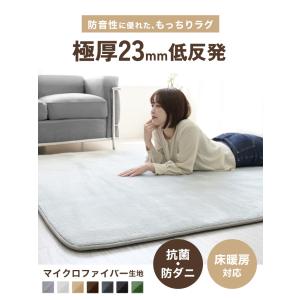ラグ カーペット 厚手 1.5畳 全4色 13...の詳細画像1