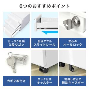 脇机 袖机 デスクキャビネット PC オフィス...の詳細画像2