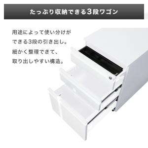 脇机 袖机 デスクキャビネット PC オフィス...の詳細画像3