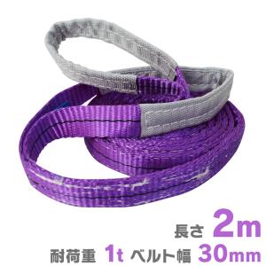 スリングベルト 2m ナイロンスリング 耐荷1000kg 25mm×2m