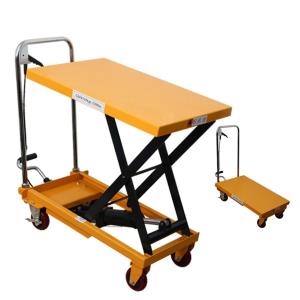 油圧式リフトテーブル 手押し台車 リフトアップ 耐荷重150kg
