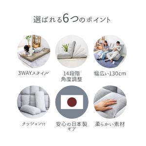 ソファーベッド 2人掛け 3WAY ソファベッ...の詳細画像2