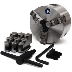 旋盤チャック 100mm 三爪 スクロールチャック 三爪チャック 3爪 小型