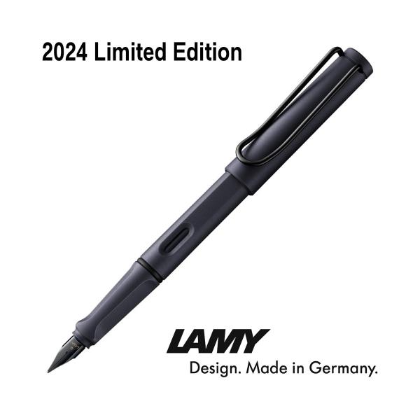 ラミー サファリ 万年筆 2024年 限定 秋モデル スチールブラック LAMY Safari fo...