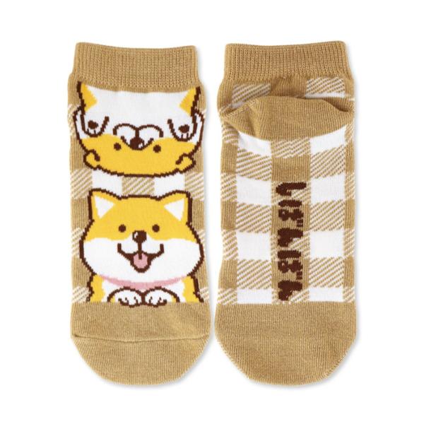 マインドウェイブ 柴犬 キャラクター ソックス しばんばんとむちころ
