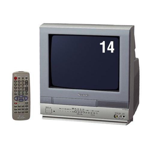 SHARP デュエット VT-14GH10 ビデオテレビ