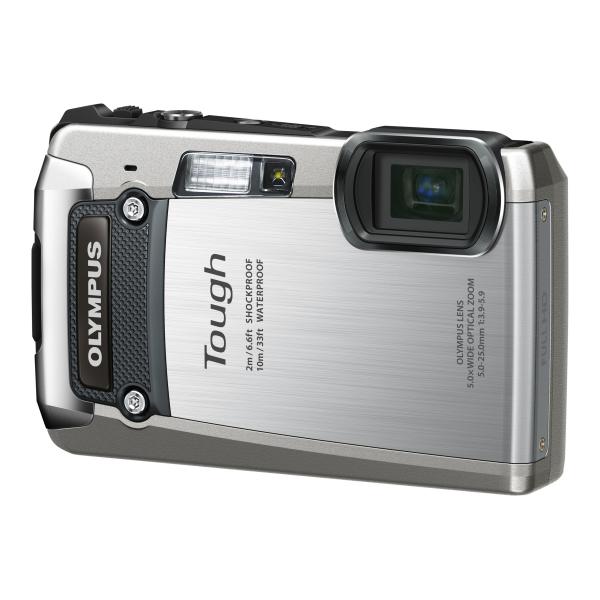 OLYMPUS デジタルカメラ TG-820 シルバー 10m防水 2m耐落下衝撃 -10℃耐低温 ...