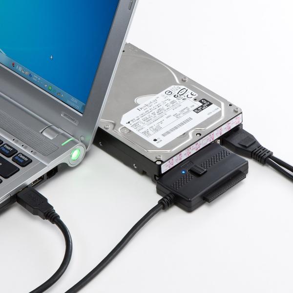 サンワサプライ IDE/SATA-USB3.0変換ケーブル 0.9m USB-CVIDE5