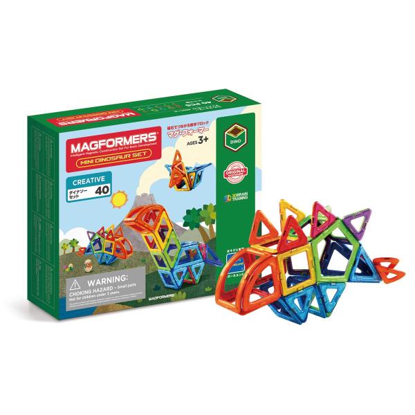 ボーネルンド マグ・フォーマー (MAGFORMERS) ダイナソーセット [40ピース] 【日本語...