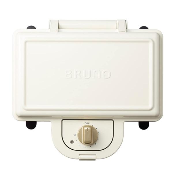 ブルーノ ホットサンドメーカー 電気 ダブル ホワイト BOE044-WH BRUNO 耳まで焼ける