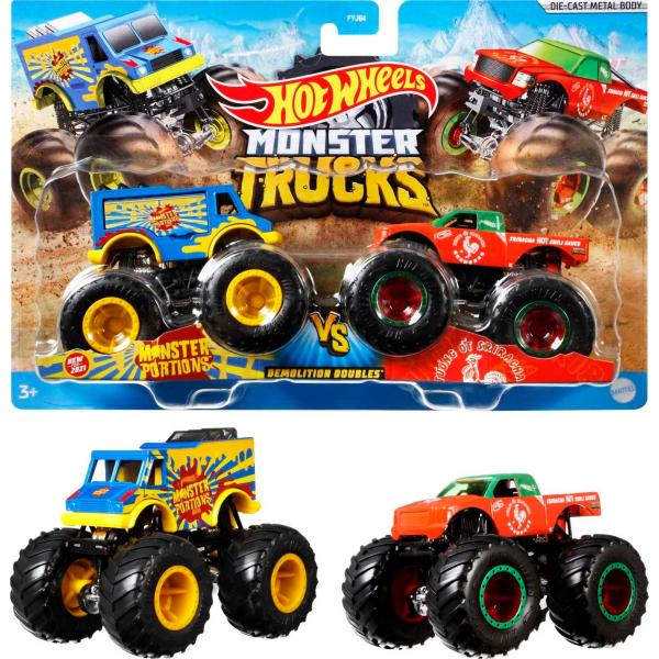 MATTEL HOT WHEELS マテル ホットホイール モンスタートラック 2パック [並行輸入...