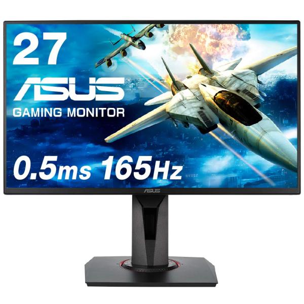 ASUS ゲーミングモニター VG278QR 27インチ/フルHD/0.5ms/165Hz/G-SY...