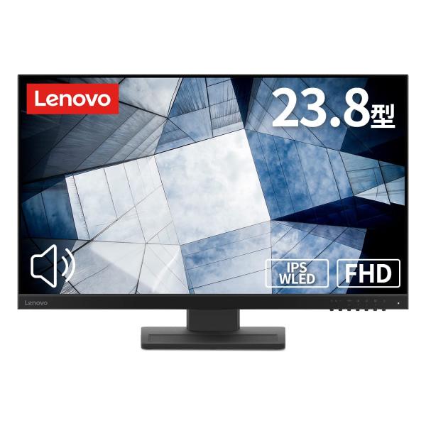 【Amazon.co.jp限定】Lenovo L24-28 モニター (23.8インチ IPS WL...
